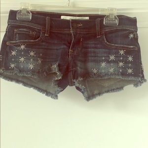 Abercrombie and Fitch bedazzled Jean Shorts